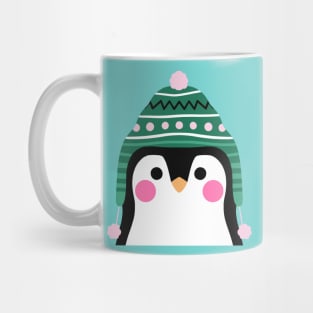 Penguin in Winter Tuque Mug